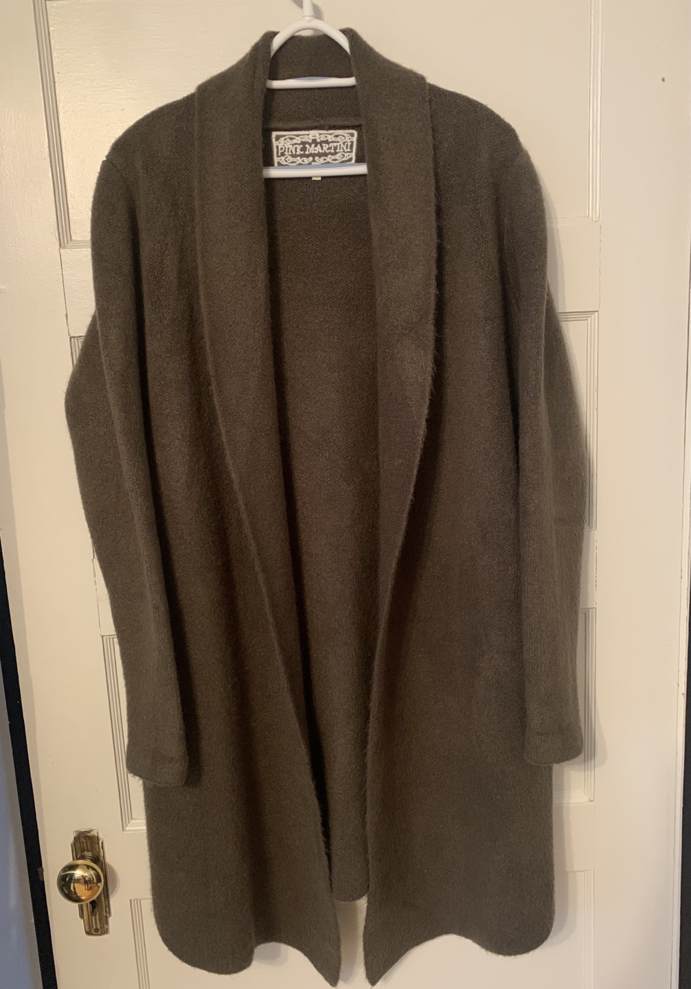 Long winter Pink Martini sweater / coat