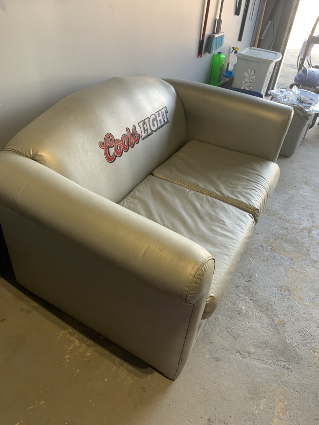 Coors Light Branded Loveseat