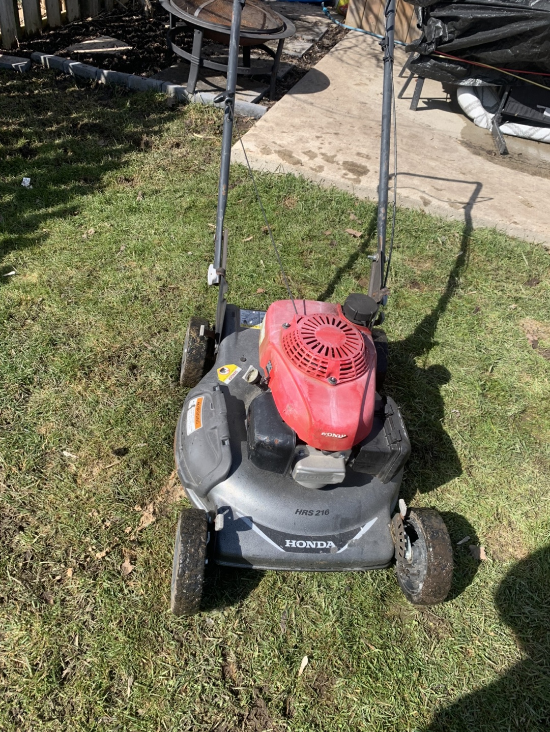 Honda HRZ216 Lawn Mower