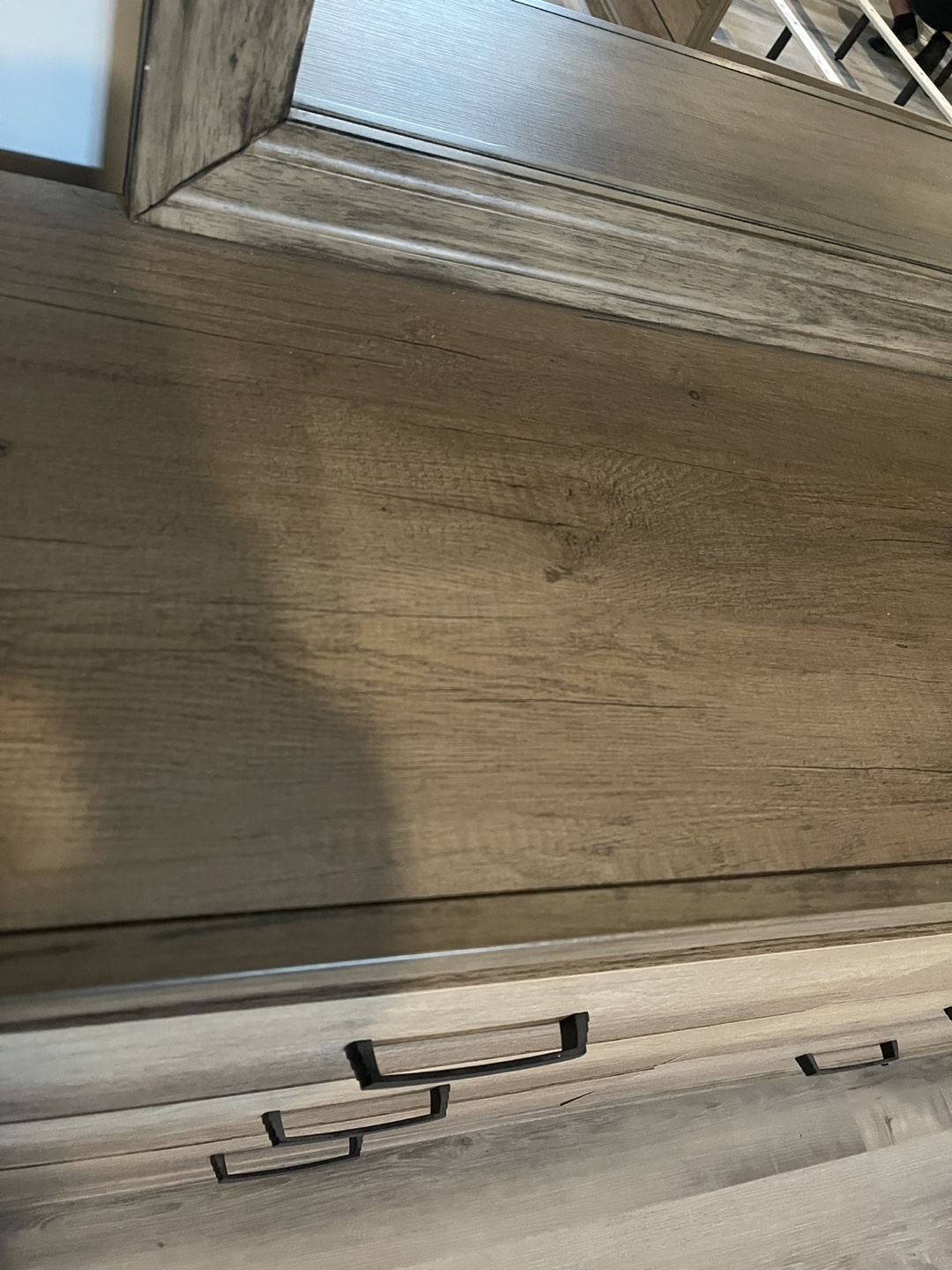 Wooden Dresser with Mirror - photo 4
