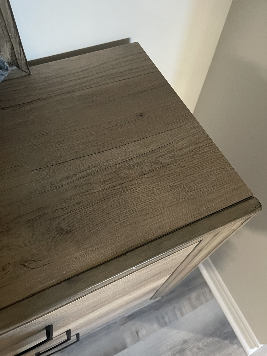 Wooden Dresser with Mirror - photo 3