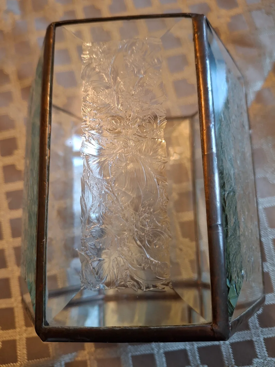 Etched glass candle holder image indicator(5)