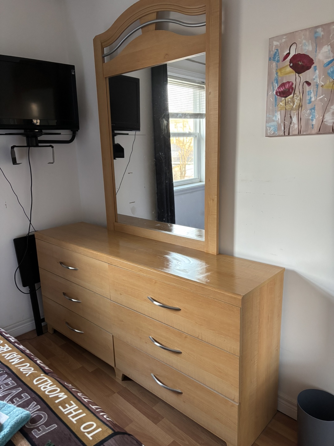 Bedroom Set - Double Bed, Headboard, Dresser, and Nightstand - photo 5