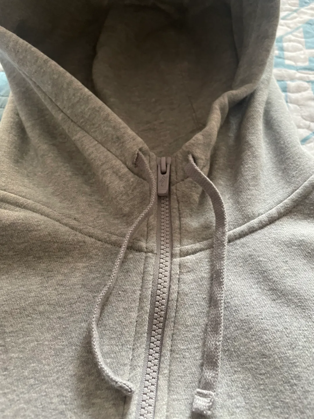 Nike Grey Zip-Up Hoodie image indicator(3)