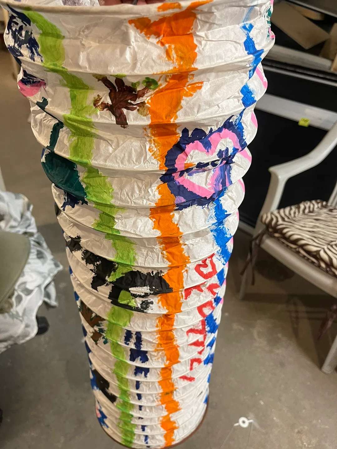 Hand-painted Paper Lantern Lamp Kit image indicator(5)