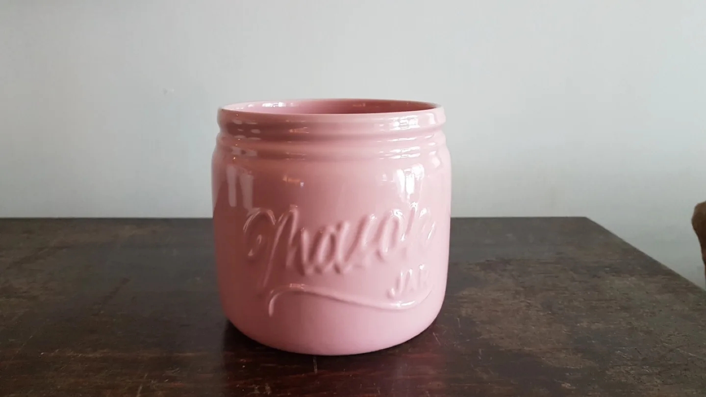 Pink Ceramic Pot & White Ceramic Pots image indicator(2)
