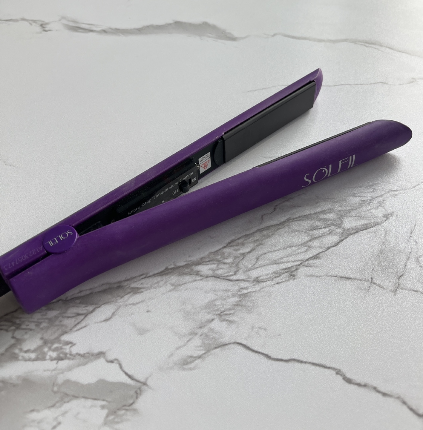 Solfil Purple Hair Straightener/Curler