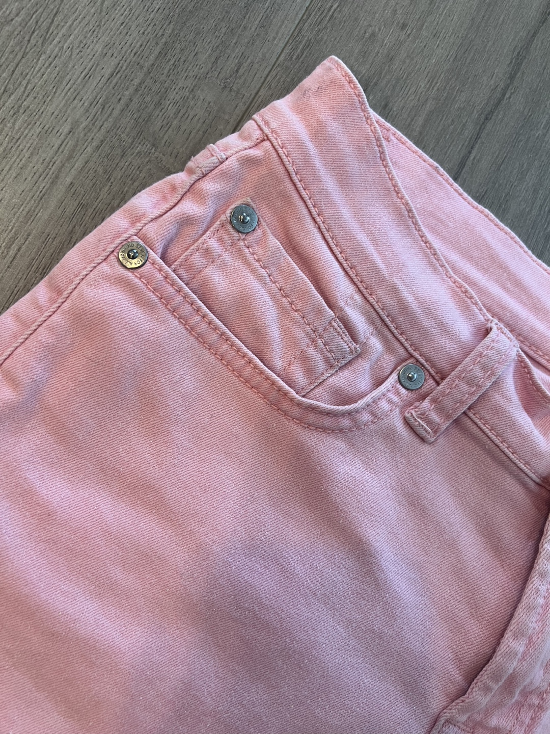7 For All Mankind Pink Denim Shorts Youth 14 / XS - photo 3