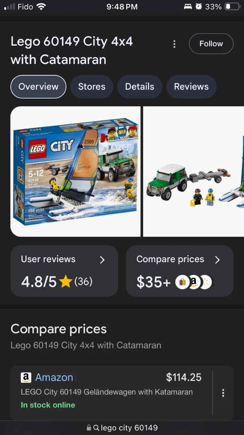 LEGO City 4x4 with Catamaran 60149 - New in Box image indicator(3)