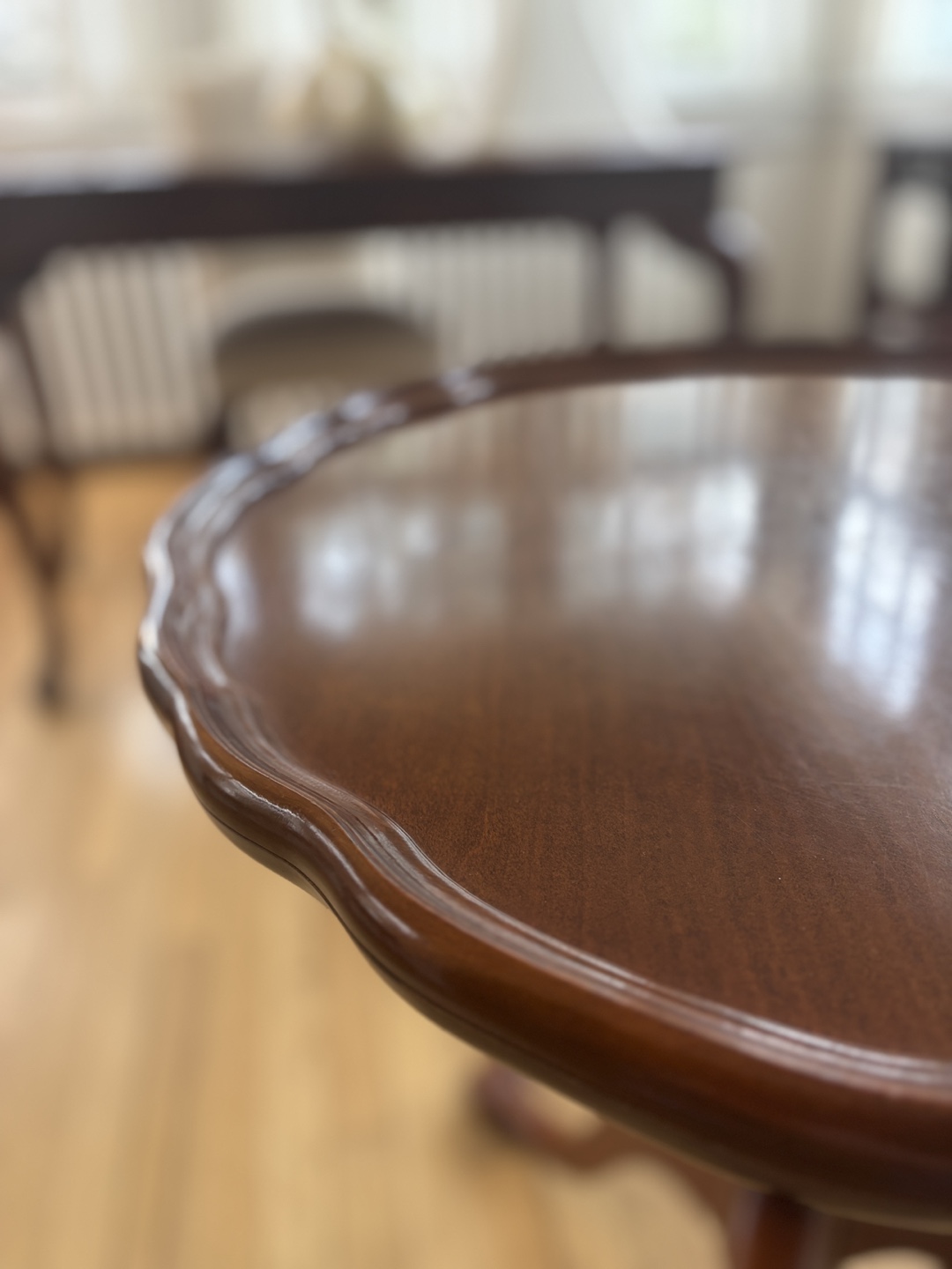Vintage Bombay Company Round Wooden Side Table - photo 3