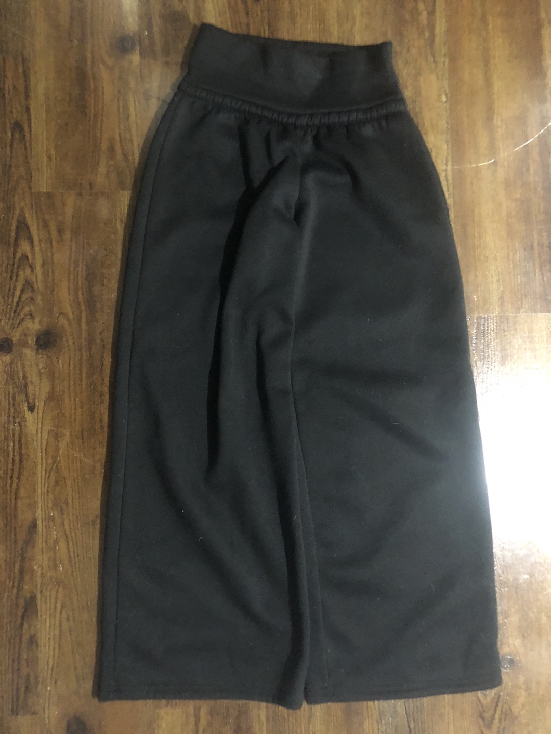 Black Wide Leg sweat Pants
