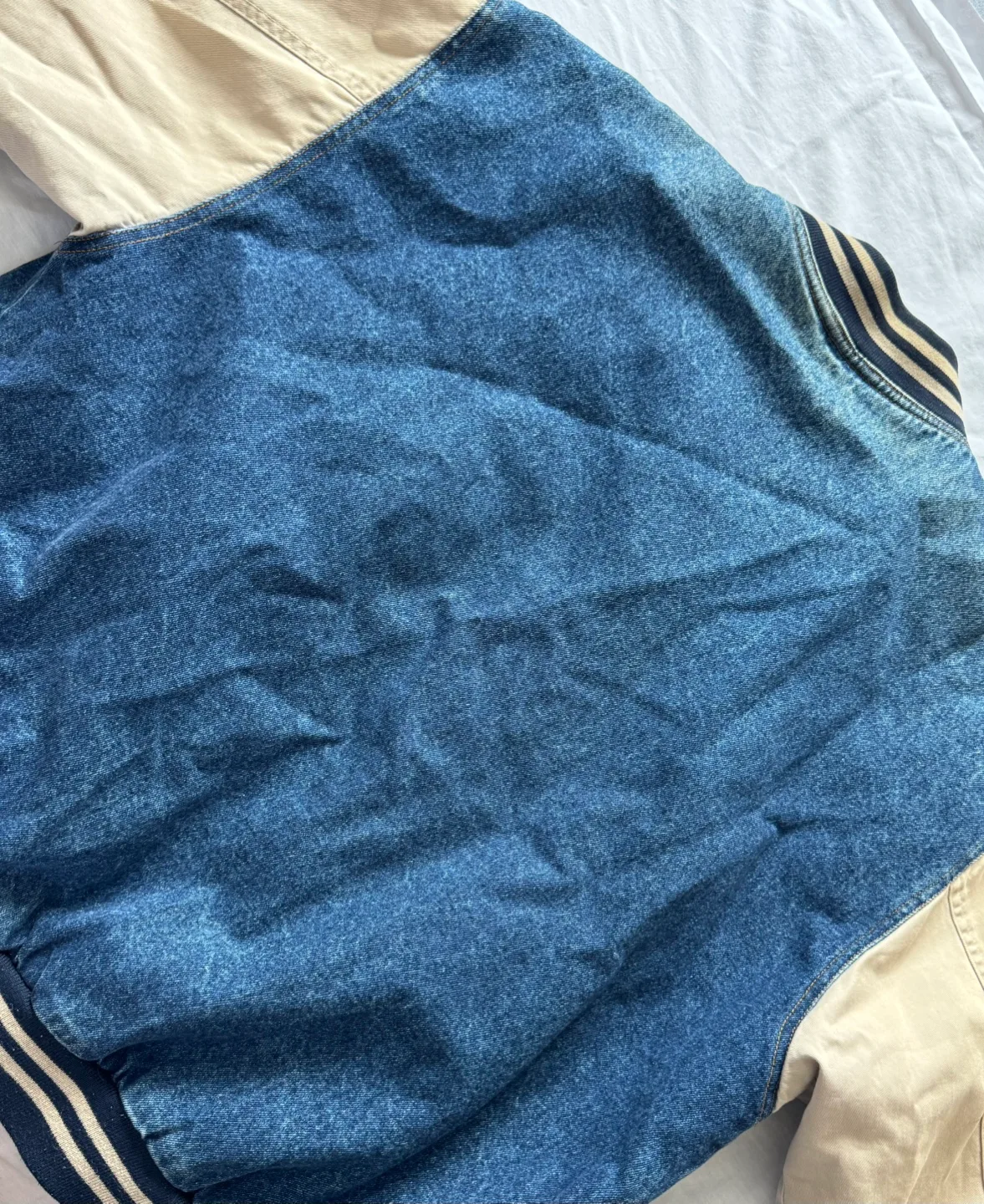 Vintage Denim Baseball Jacket image indicator(4)