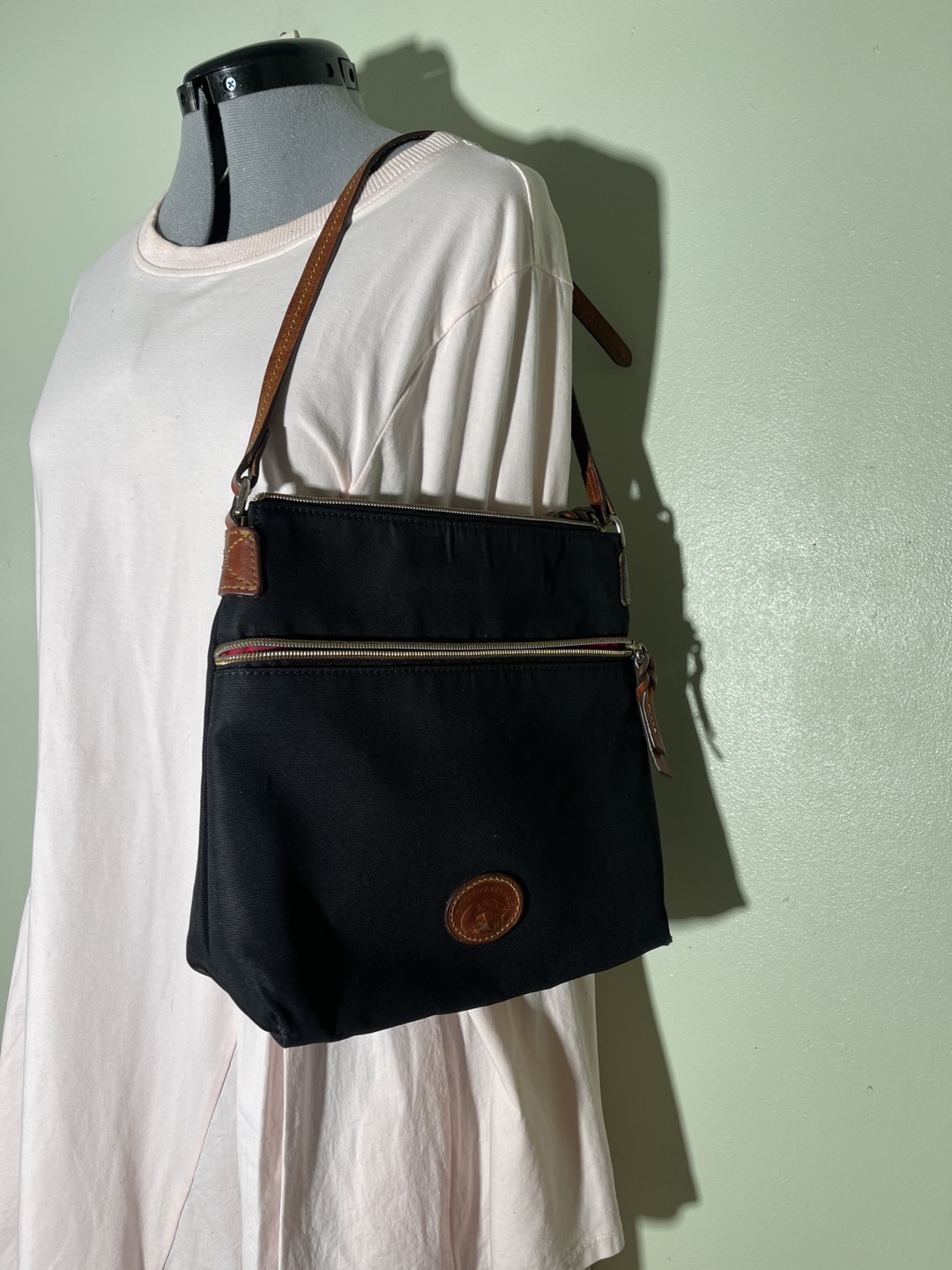 Dooney & Bourke Black Nylon Crossbody Bag