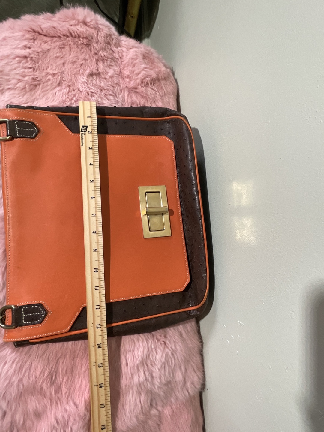 Vintage D'acoma Genuine Leather Shoulder Bag - photo 4