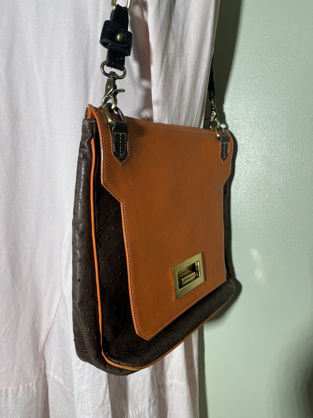Vintage D'acoma Genuine Leather Shoulder Bag - photo 2