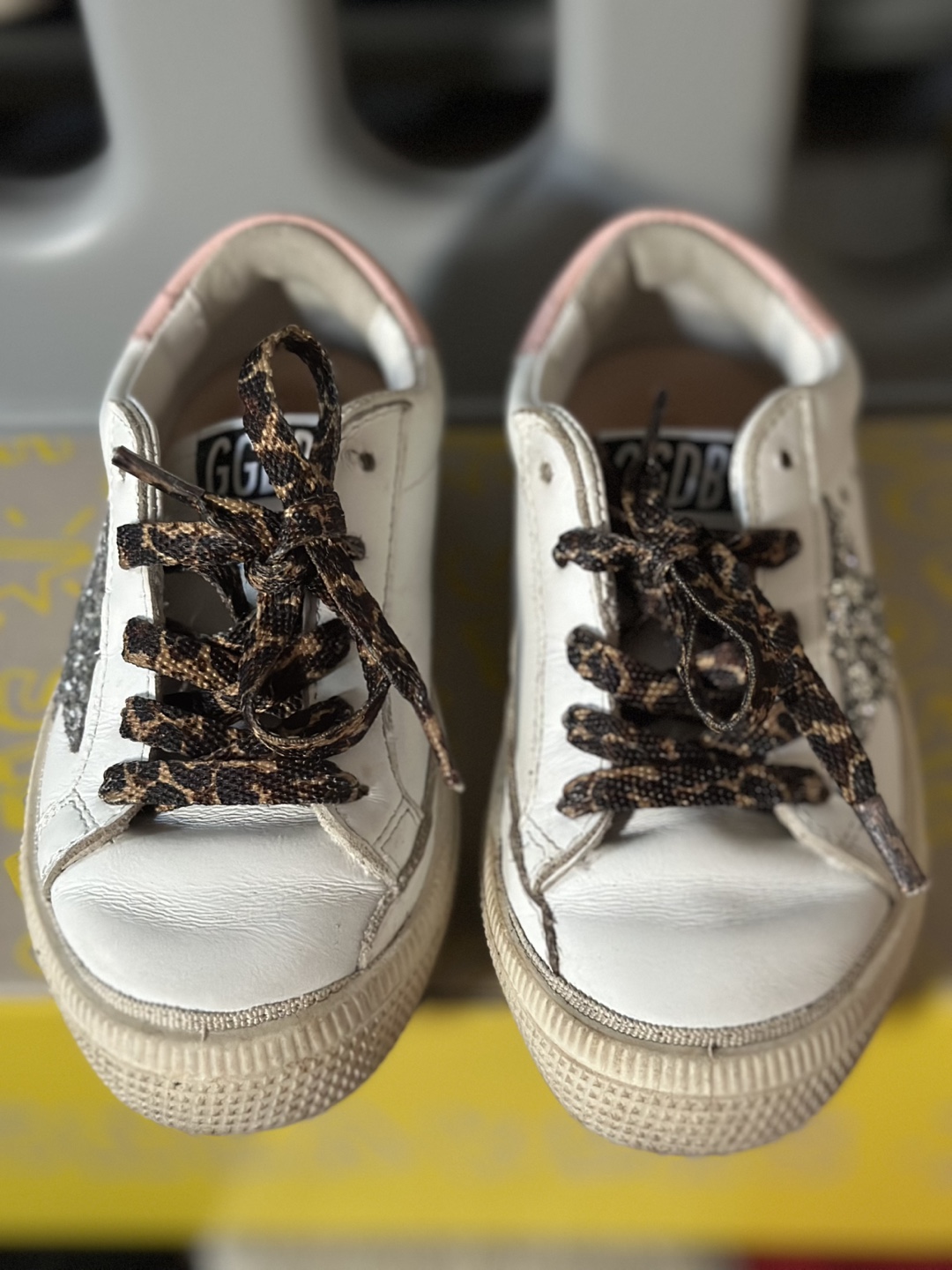 Golden Goose Kids White Leather Sneakers - photo 3