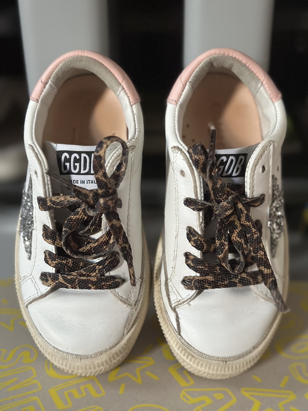 Golden Goose Kids White Leather Sneakers - photo 4