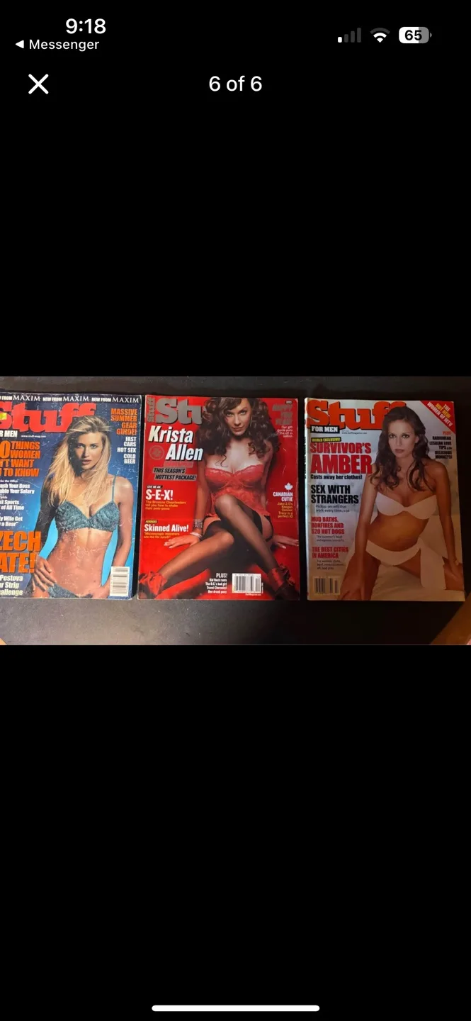 Collection of Maxim and Stuff Magazines image indicator(6)