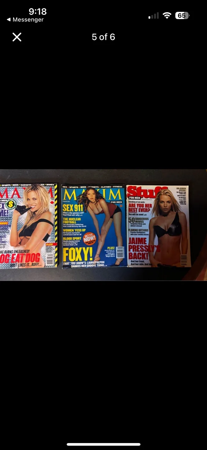 Collection of Maxim and Stuff Magazines image indicator(5)