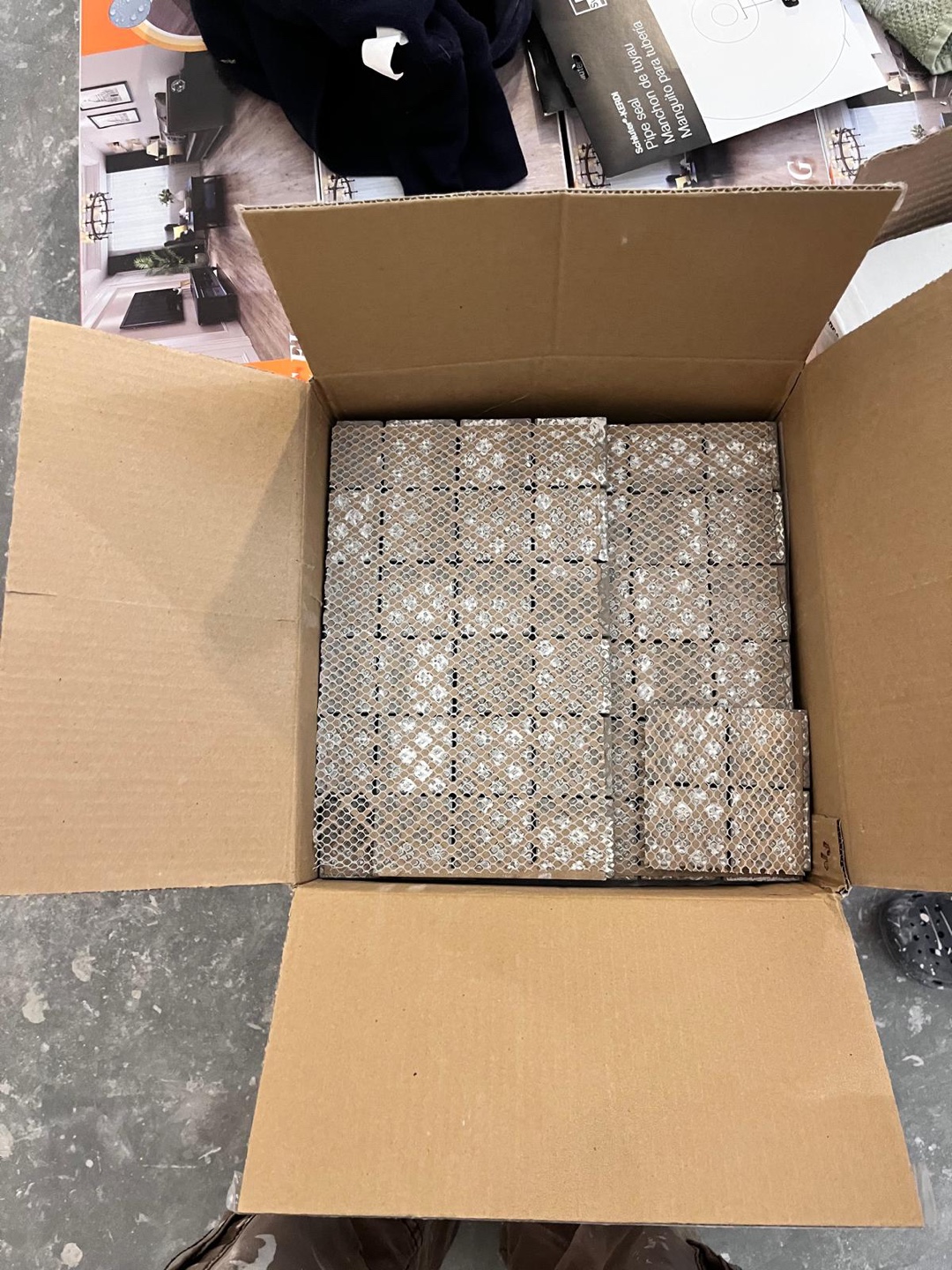 Dark Grey Porcelain Mosaic Tile - photo 2