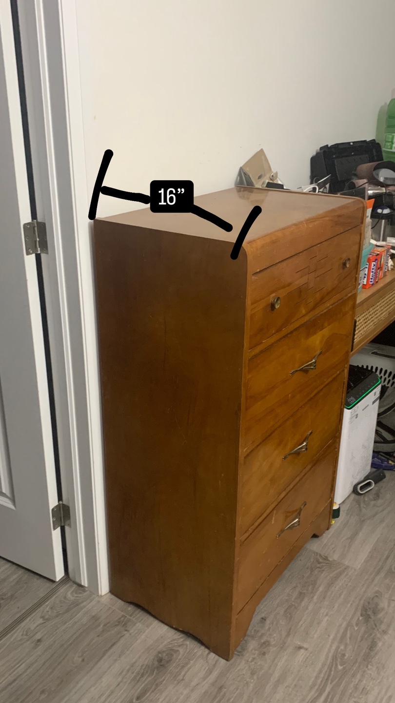 Vintage Wooden Dresser - photo 5