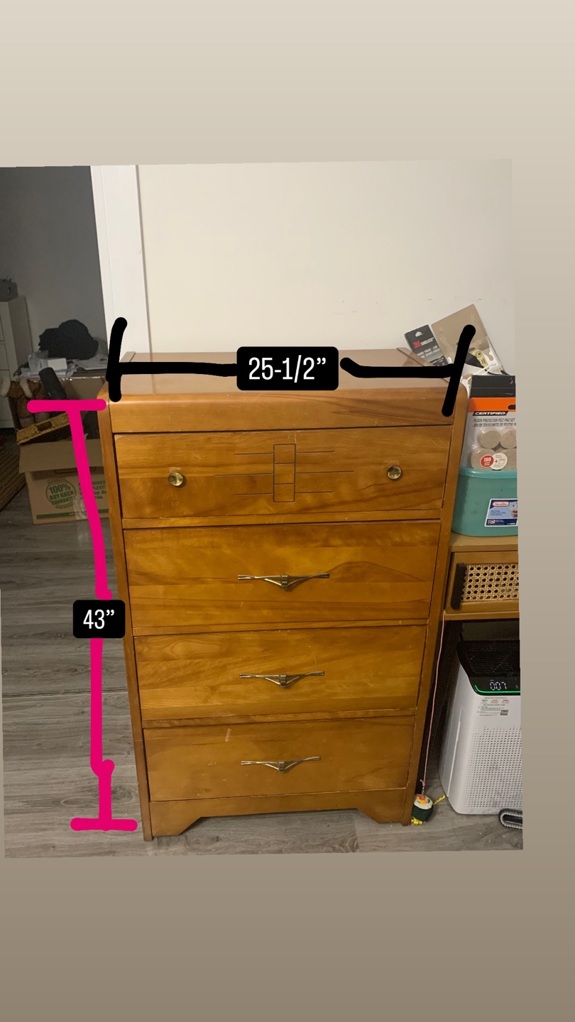 Vintage Wooden Dresser - photo 4