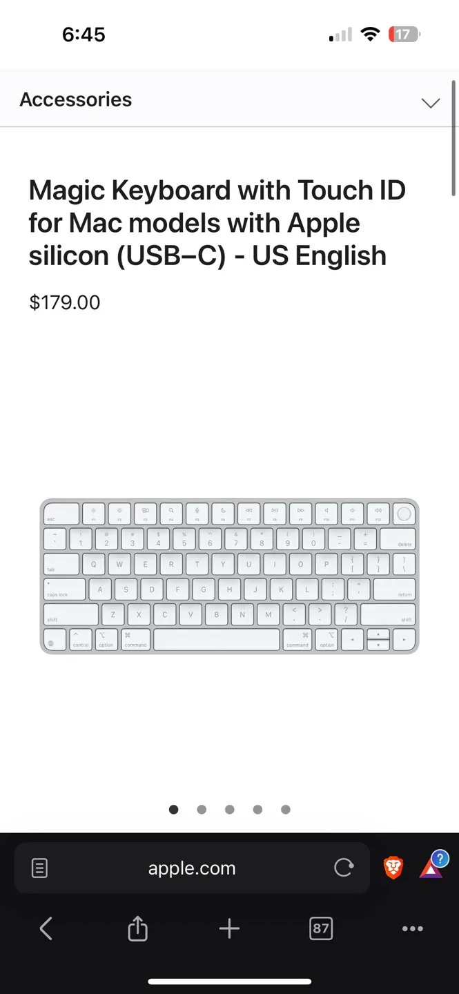 ⌨️ Magic Keyboard 3 w/ TouchID, USB-C to USB-C thumbnail