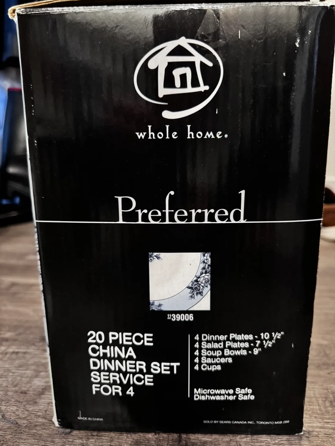 20-Piece Porcelain Dinnerware Set for 4 image indicator(2)