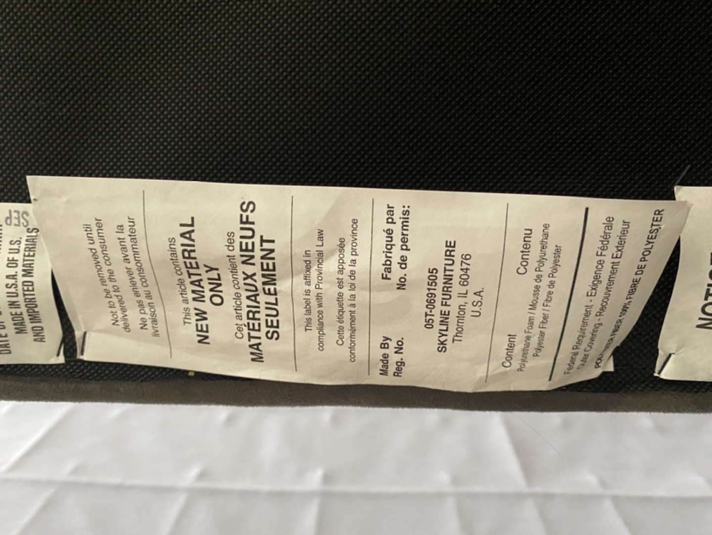 Moving Out Sale! Gray Upholstered Full size bed - photo 4