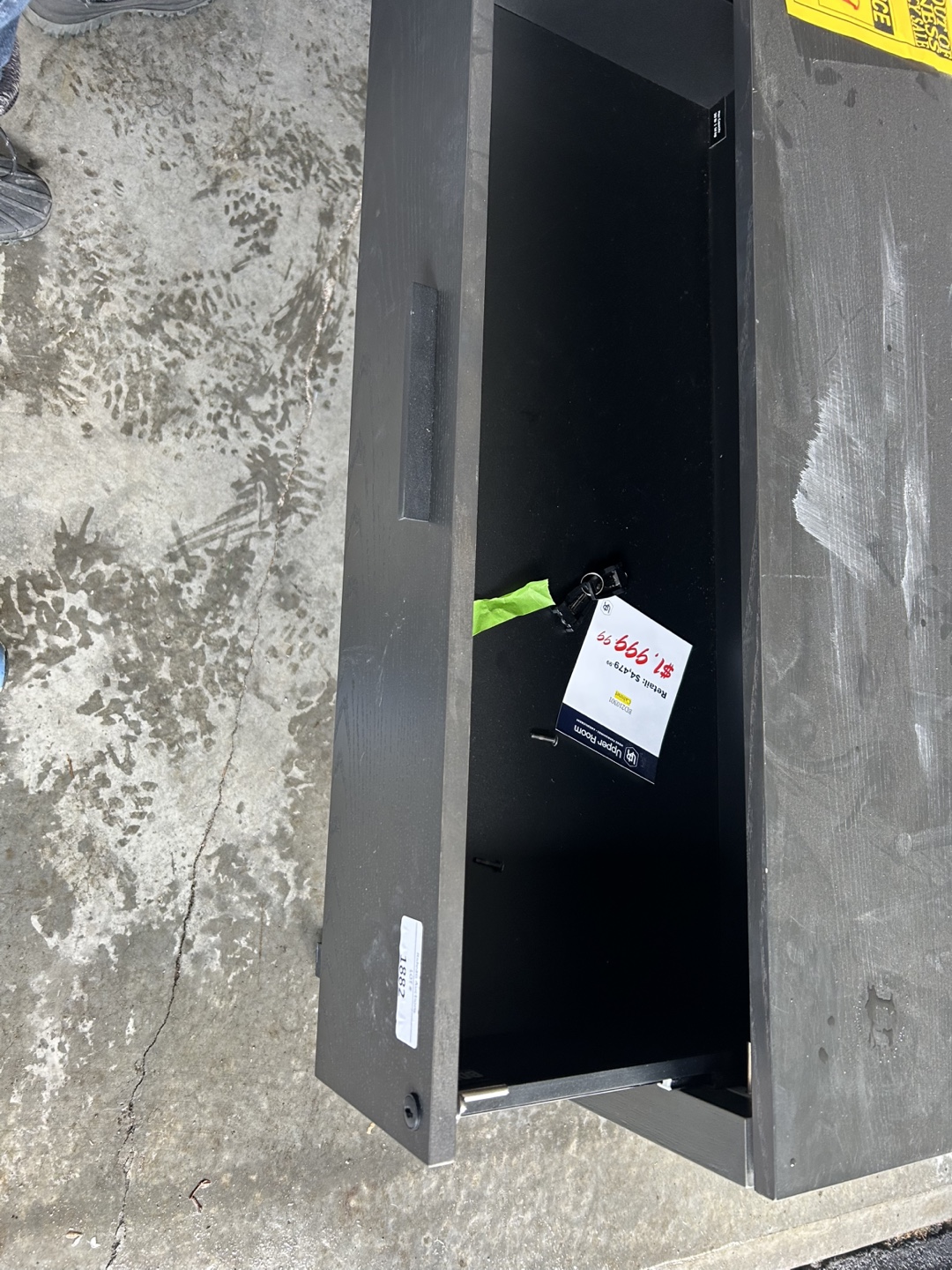 Dark Grey Two-Drawer Lateral File Cabinet - photo 3