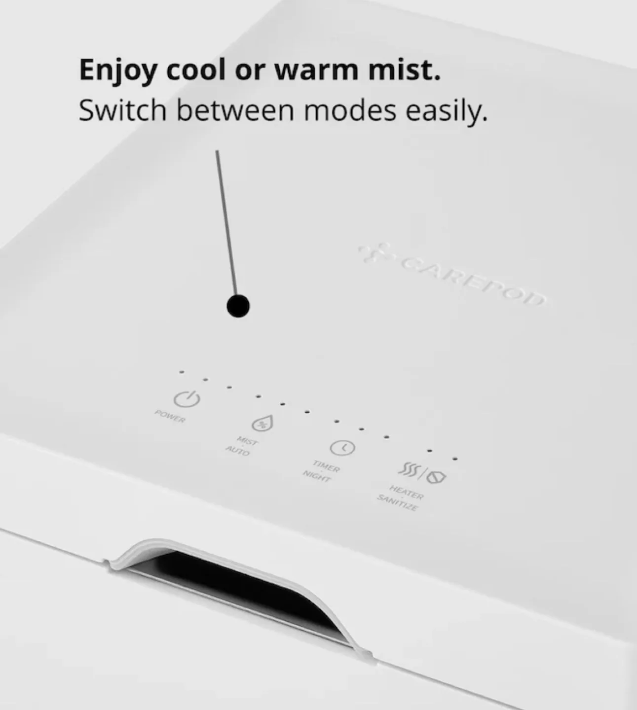 Carepod Cube Plus Humidifier - White image indicator(5)