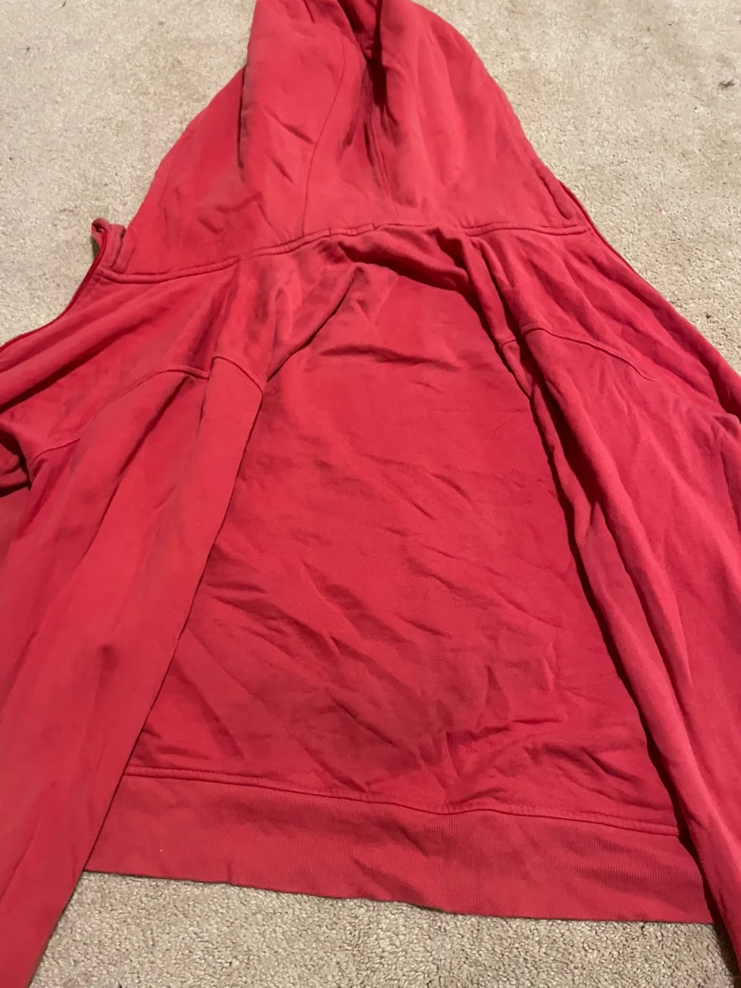 Coa Apparel Red Zip-Up Hoodie - XXL/LTG image indicator(2)