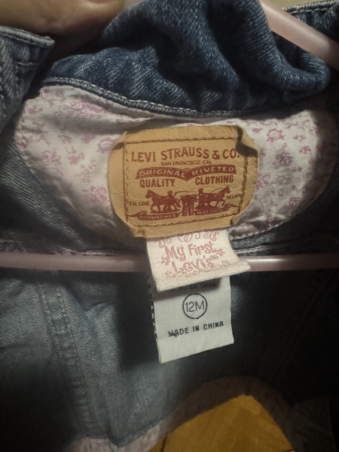 Levi's My First Levi's Denim Jacket - Size 12M