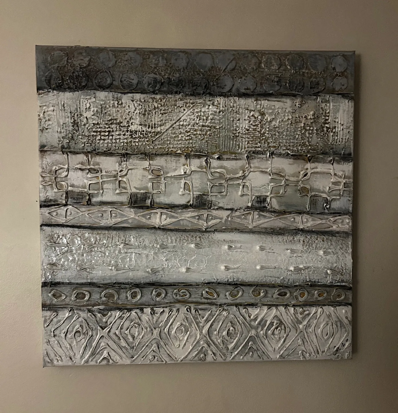 Textured Abstract Canvas Wall Art image indicator(2)