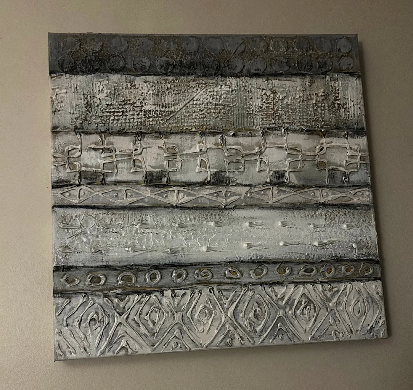 Textured Abstract Canvas Wall Art image indicator(4)