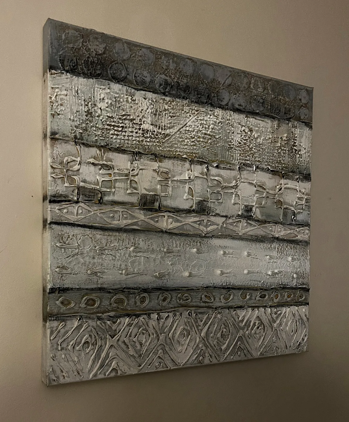 Textured Abstract Canvas Wall Art image indicator(3)