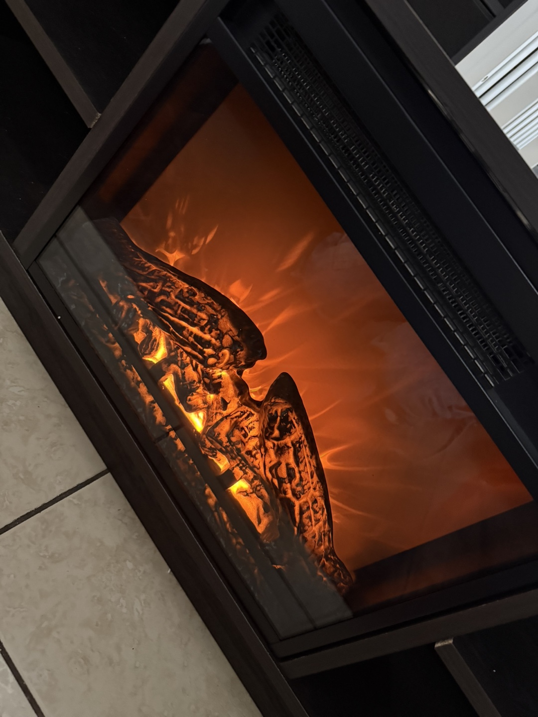 Tv stand with fireplace - photo 2