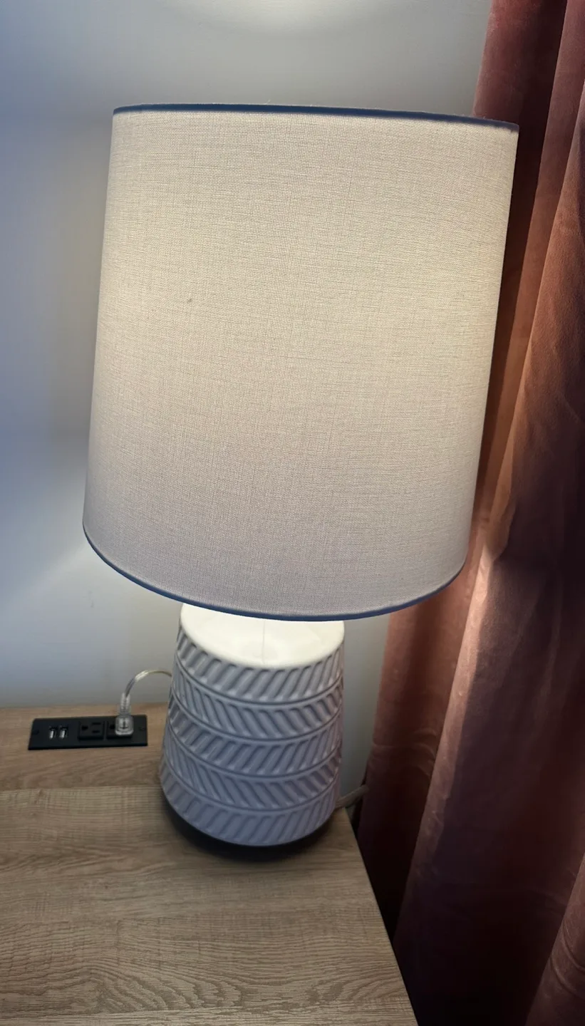 Lampshades only- Brand new BOUCLAIR linen fabric shade image indicator(2)