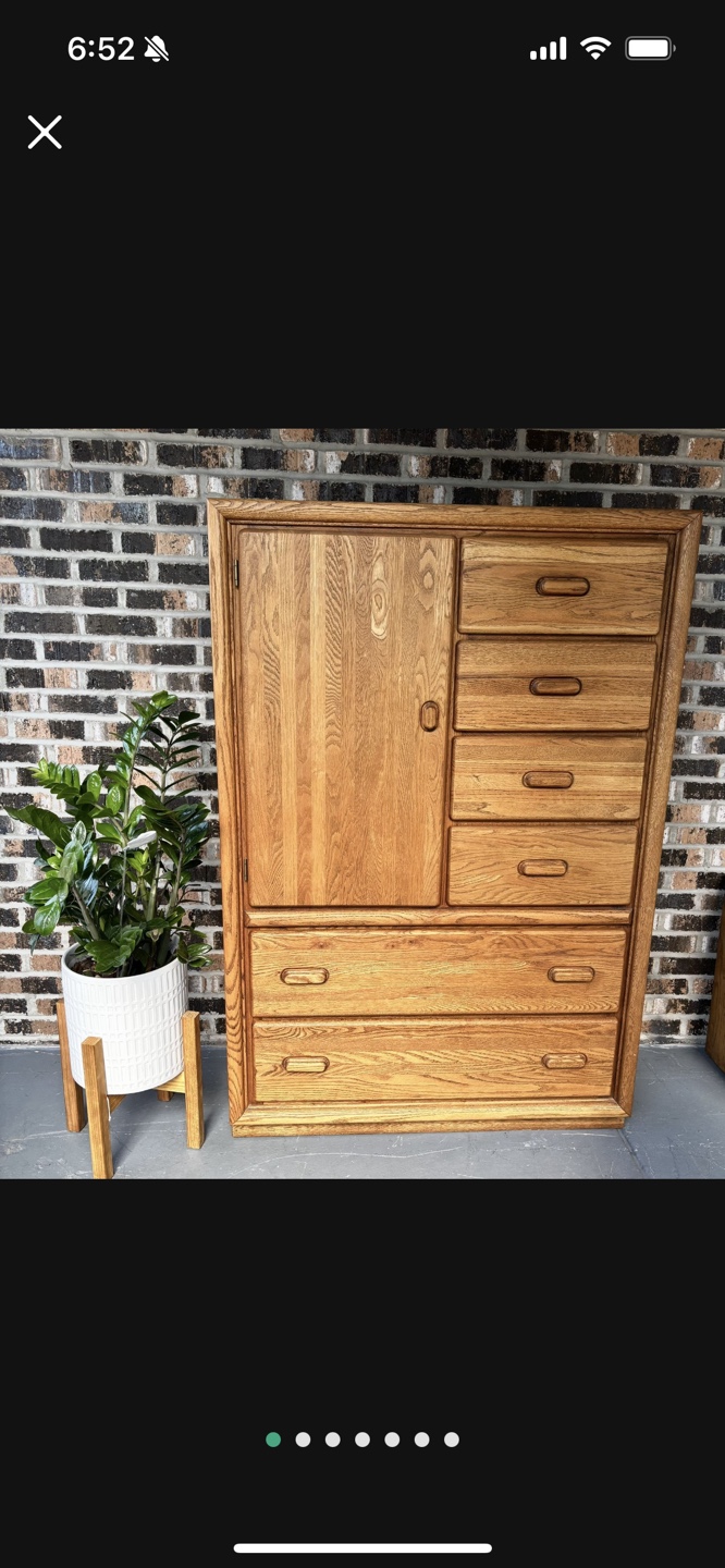 Post modern tall dresser