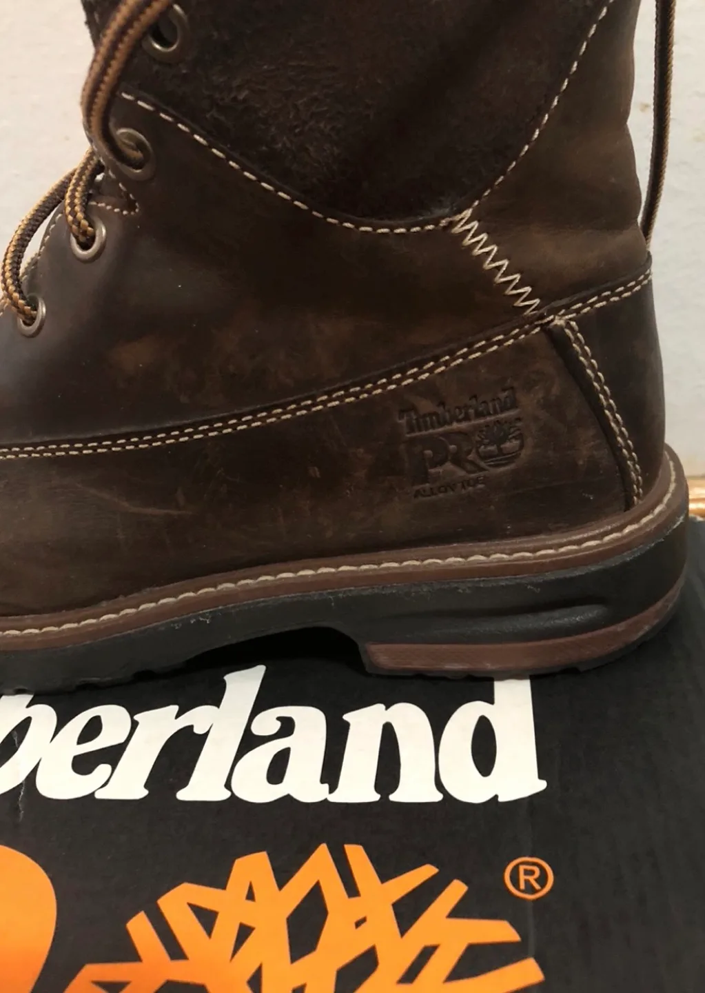 Timberland PRO Women’s Hightower Brown Leather Boots - Size 8 image indicator(2)