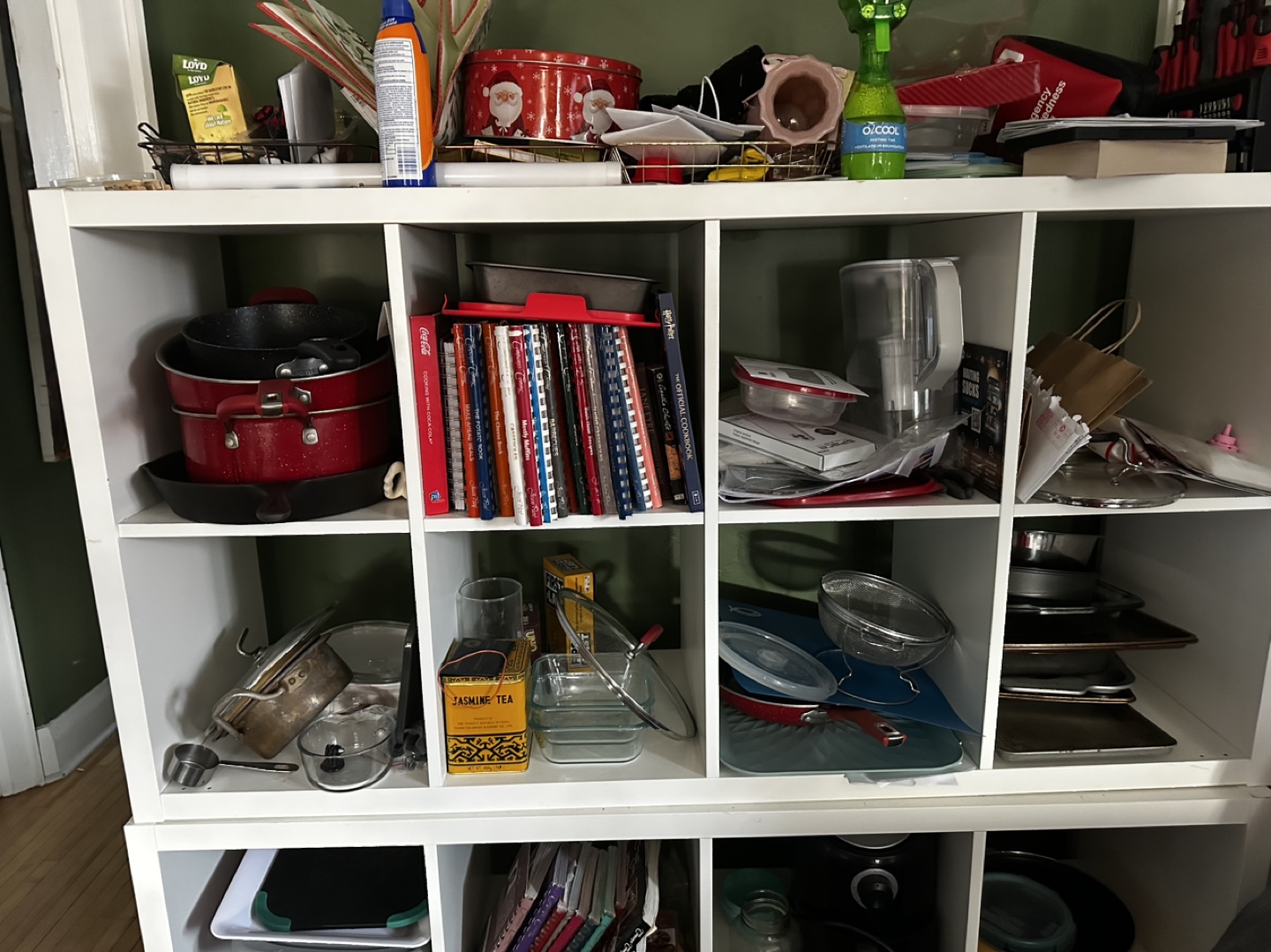 White Cube Organizer Shelf Unit