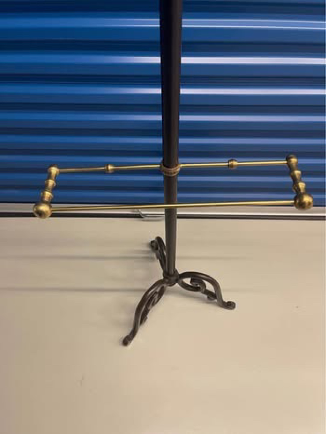 Vintage Brass and Iron Valet Stand - photo 4