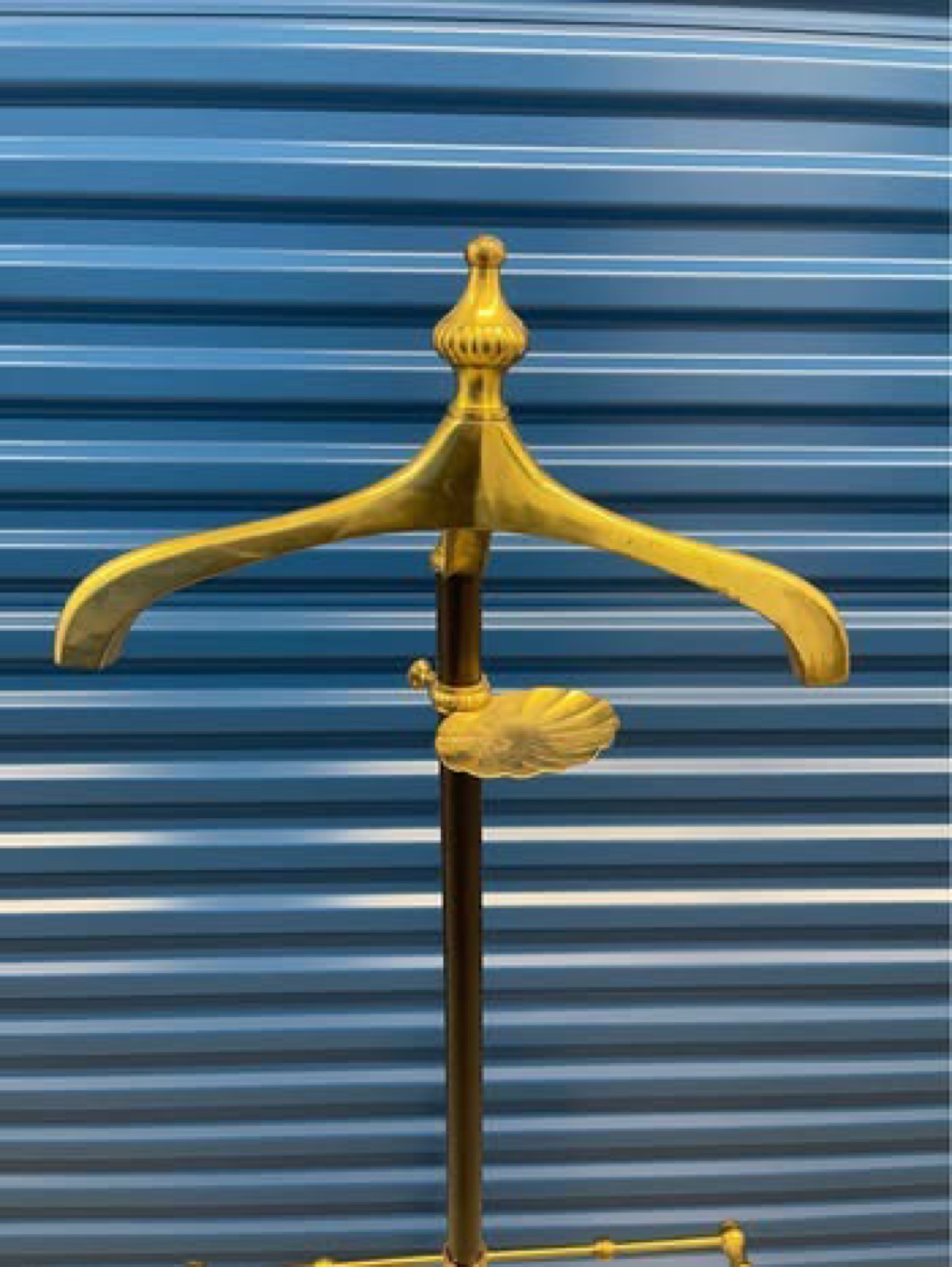 Vintage Brass and Iron Valet Stand - photo 2