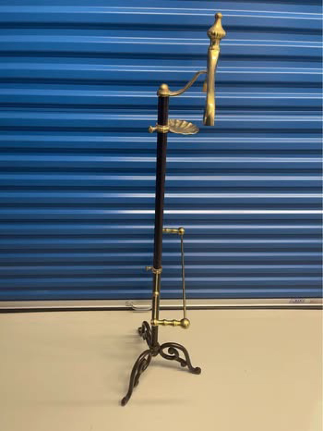 Vintage Brass and Iron Valet Stand - photo 5