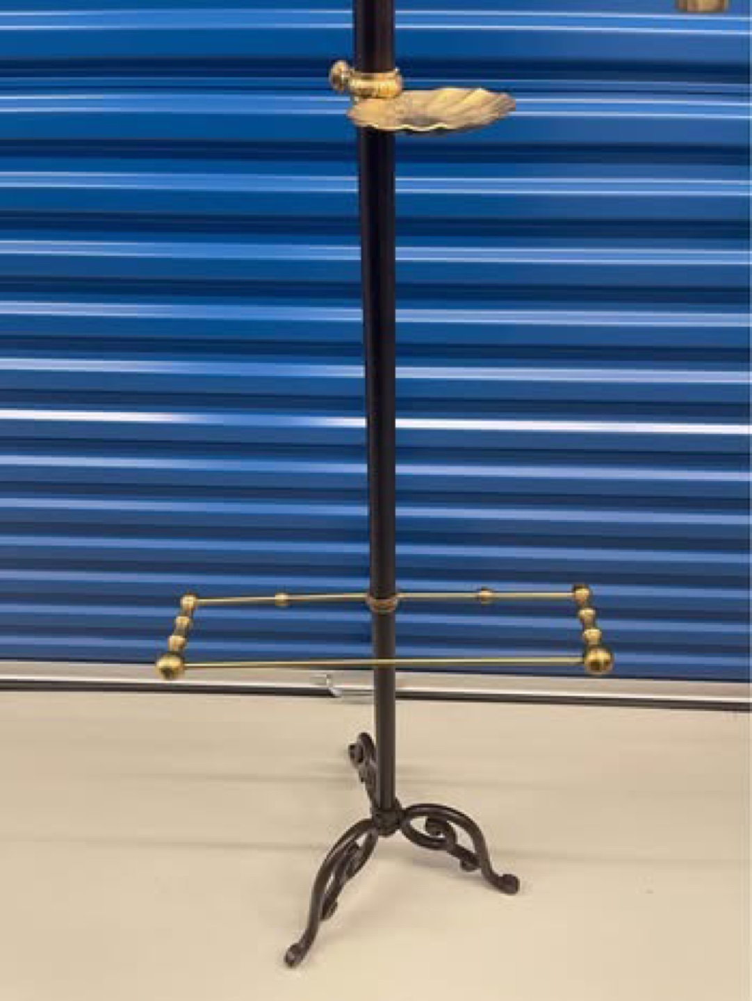 Vintage Brass and Iron Valet Stand - photo 3