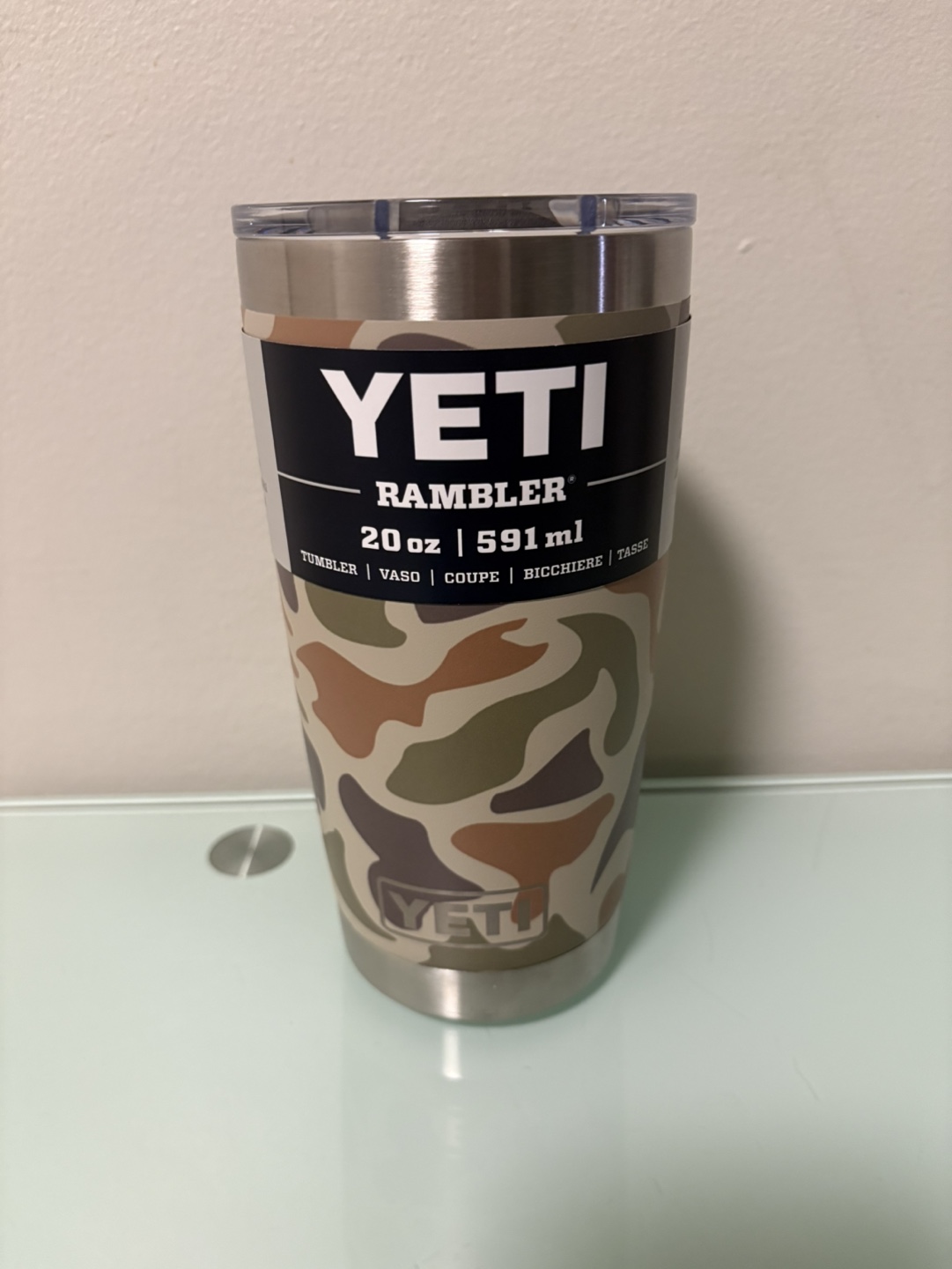 Yeti 20 oz tumbler
