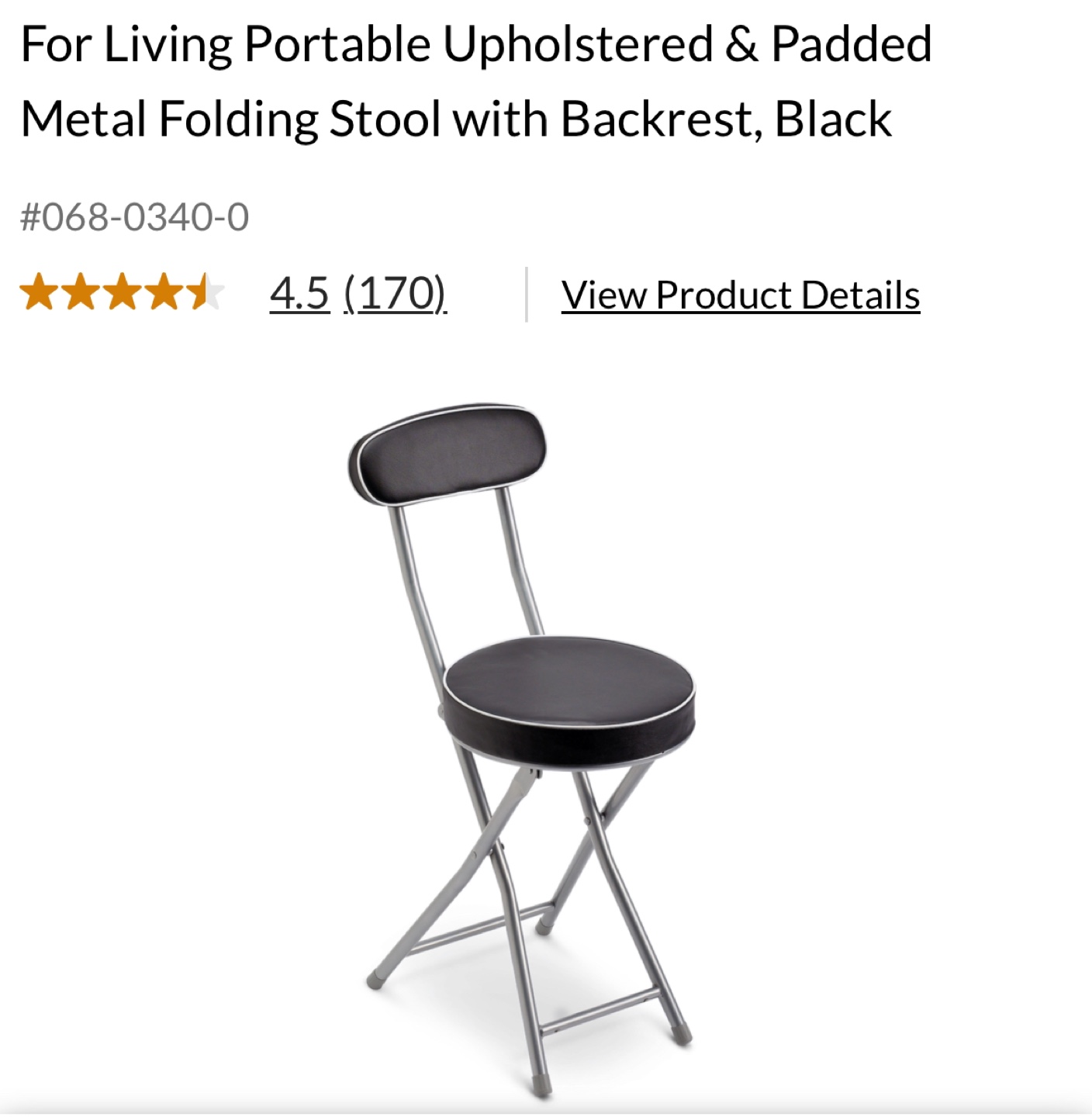 Pair of For Living Portable Folding Stools - photo 3