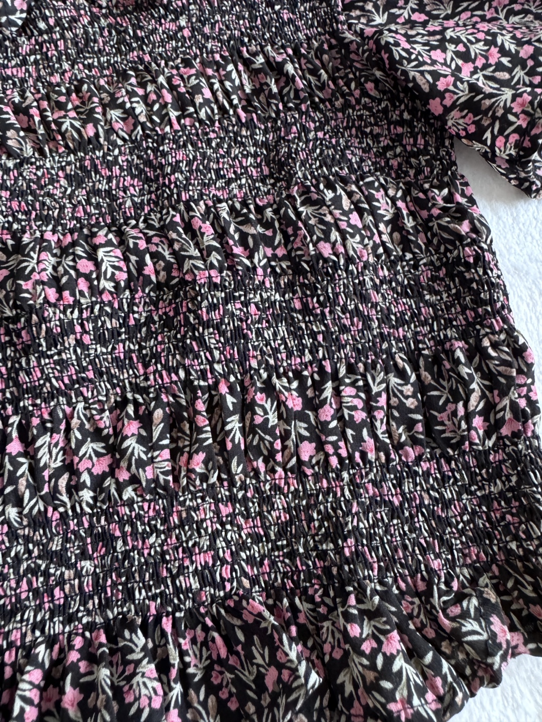 Floral Smocked Blouse - photo 2