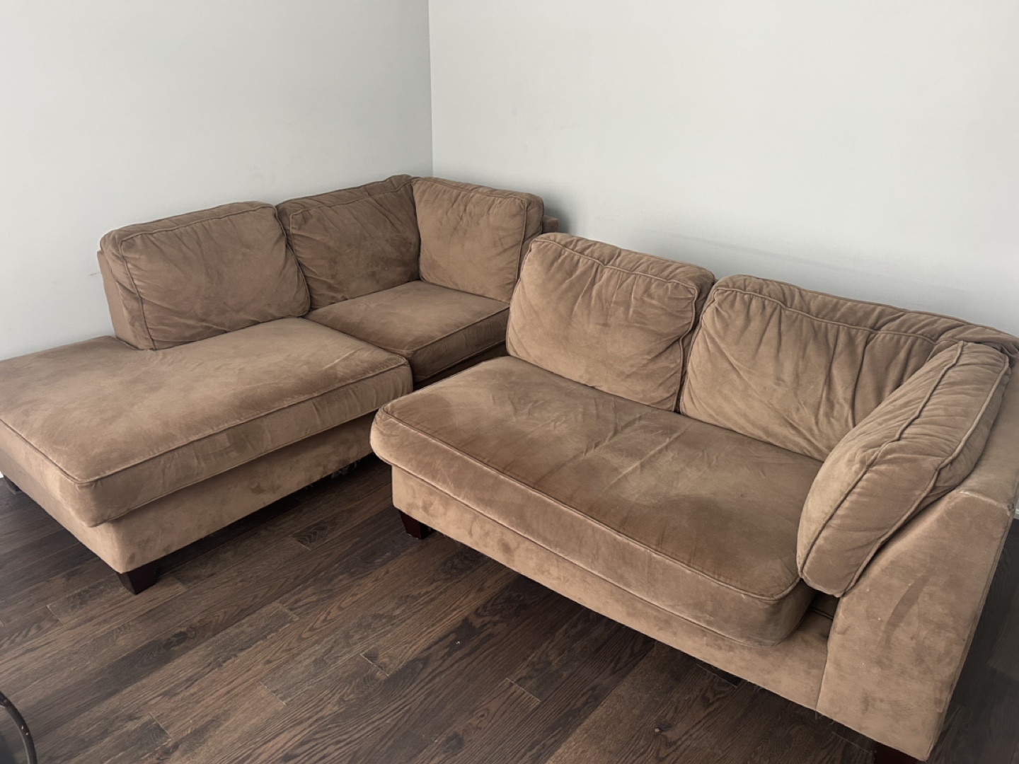 Brown Sectional Sofa - photo 2