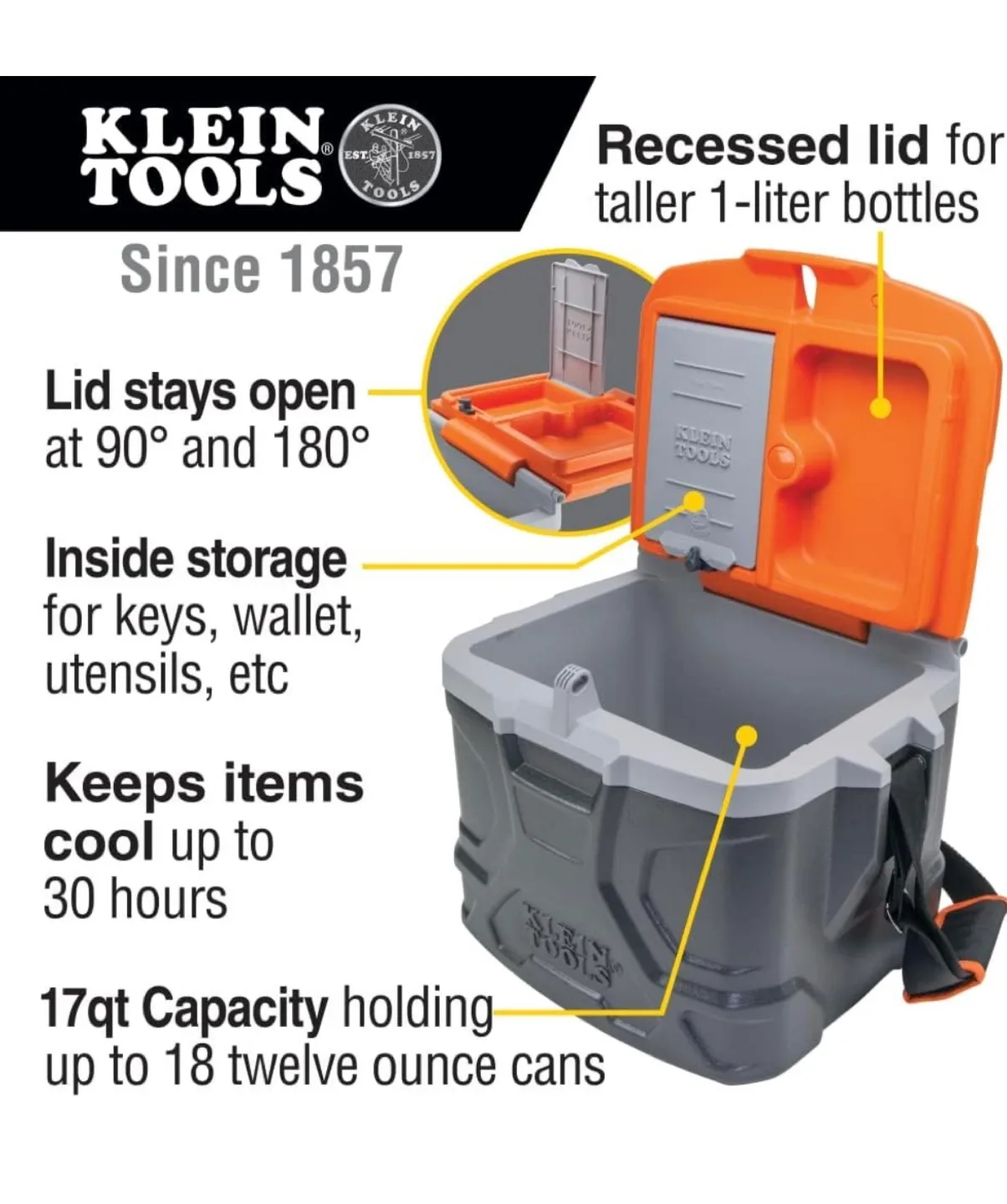 Klein Tools Insulated Lunch Cooler image indicator(8)